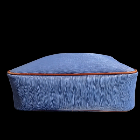 Dooney & Bourke Blue and Tan Satchel - Picture 2 of 6